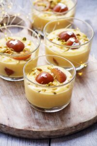 Custard Gulab Jamun - Fusion Indian Dessert Recipe